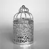 Portavelas de Aromaterapia de Lujo Ligero Contenedor de Velas Adornos para Portavelas Portavelas Decorativo de Hierro Calado de Gama Alta Portavelas