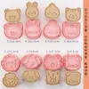 Mini Moldes para Galletas de Dibujos Animados Sanrio Hogareños Moldes de Sandía Estéreo 3D Corte a Presión Horneado de Fondant Hecho a Mano