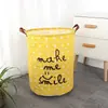 Cesta para Ropa Sucia de Tela de Algodón y Lino, Barril de Almacenamiento de Juguetes, Cesta Plegable Impermeable para Ropa, Caja de Almacenamiento para Ropa Sucia