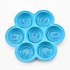 Molde para pastel de 7 cavidades Smiley de silicona al por mayor de fábrica, molde para dulces, hielo, galletas, molde para hornear, bandeja de hielo de silicona DIY