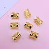 8*9mm peluca trenza sucia anillo para el cabello hierro galvanoplastia hueco repujado hebilla trenza sucia diy accesorios para el cabello material para accesorios al por mayor