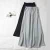 Calça Longa Casual Versátil de Terry, Calça de Perna Larga Emagrecedora Estilo Preguiçoso, Calça Esportiva Casual Simples, Estilo Hong Kong