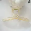 Novo Estilo 2026 Elegante Presilha de Cabelo com Contas Âmbar para Mulheres, Presilha Grande para a Parte de Trás da Cabeça, Acessório de Cabelo de Alta Qualidade Tipo Pinça Tubarão