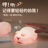 Luz de Noche de Hipopótamo Creativo Transfronteriza de Silicona, Luz Táctil, Decoración de Dormitorio, Protección Ocular, Alimentación de Bebé, Luz de Noche Compañera de Sueño