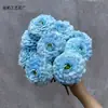 Dragão de 9 Cabeças Carpa Flor Artificial Material para Flores de Casamento Arranjo de Flores Rosa Koi Peônia Decoração de Sala de Estar Interna Decoração de Casa