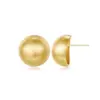 Pendientes Redondos Cepillados Iguales de Zhao Lusi y Xu Yan para Mujer, Lujo Accesible, Diseño de Alta Gama, Elegantes de Moda, Pendientes Versátiles