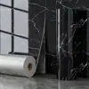 Adesivos de Parede Imitação Azulejo Mármore Autoadesivos à Prova d'Água e de Umidade Adesivos Decorativos para Parede de Fundo de TV de Sala de Estar