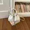 Bolsa de Lona con Estrellas y Cierre de Cordón para Mujer, Bolso de Hombro Casual Elegante, Bolso Cruzado de Cadena de Alto Valor, Bolso Sencillo para Mujer