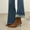 Botines de Punta para Mujer Otoño e Invierno 2025 Nuevos Botines para Mujer Botines de Aguja Botines Botas de Tacón Alto Botas Ajustadas