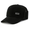 Gorra de Béisbol de Invierno para Hombre con Forro de Felpa para Personas de Mediana Edad y Mayores, Calidez al Aire Libre y a Prueba de Viento, Protección para los Oídos de Pana, Gorra Tipo Pato para Papá Abuelo
