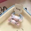 Novo Presilha de Cabelo Infantil Acolchoada Bico de Pato Doce Elástico de Cabelo Fofo para Bebê Versátil Elástico Duplo para Rabo de Cavalo Elástico de Cabelo Acessórios de Cabelo Menina