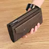 Cartera larga para hombre Emperor Paul 2026 nuevo microfibra resistente al desgaste estilo coreano clutch capacidad grande clip para dinero tarjetero