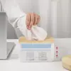 Suporte de Mola para Caixa de Lenços de Papel Doméstica, Bandeja Inferior com Extração Automática, Suporte Elevatório de Mola Dupla, Mecanismo de Mola para Lenços