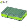 HENGJIA HENGJIA Color Popular Caja de Cebo de Pesca Multifuncional Doble Cara 12 Compartimentos Caja de Almacenamiento Transparente Caja de Accesorios