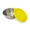 Recipiente para salsa de acero inoxidable 304 de 50 ml, sellado, con tapa, para ensalada, salsa de tomate y condimentos, con tapa de silicona.