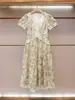 Shenzhen Nanyou Ropa de Mujer de Gama Alta Verano Nuevo Estilo Francés Fresco Pastoral Encaje Patchwork Vestido Floral para Mujer
