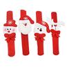 Regalo de Navidad Bronceado Juguete para Niños Pulsera Navideña Círculo de Aplausos de Papá Noel Muñeco de Nieve Alce Círculo de Presión
