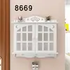 Decoración de Pared Estilo Europeo Caja de Medidor Eléctrico, Caja de Interruptores Automáticos, Caja Cubierta de Medidor Eléctrico, Caja de Distribución, Pintura Decorativa Moderna Simple para Medidor Eléctrico