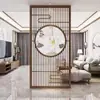 Talla de Madera Dongyang Hecho a Medida Estilo Chino Nuevo Madera Maciza Celosía Puertas y Ventanas Estilo Antiguo, Biombos, Mamparas, Paredes de Fondo, Divisores Modernos para Entrada