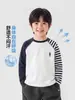Camiseta de Manga Larga para Niños Europeos Derecha Primavera Otoño Top para Bebé / Ropa Nueva para Niños Otoño 2026 Ropa Infantil Ropa de Otoño para Niños