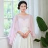 Novo Verão Fino Chiffon Pullover Xale Vestido de Noiva Diário Correspondência Saia Multicolor Manto Tamanho Grande Mid-length