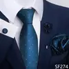 Venta Caliente Transfronteriza para Hombre Negocios Gama Alta Corbata Formal de Bolsillo para Negocios Set de Corbata 8cm Grande Suministro Listo