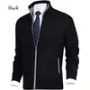 2022wish nuevo suéter cárdigan de punto de color para hombre con cuello alto, abrigo de moda, talla grande