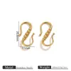 Variedad de Estilos de Hebillas de Gancho de Acero de Titanio Dorado, Hebillas Conectoras para Joyería, Pulseras, Collares, Hebillas, Accesorios Hechos a Mano para DIY al por Mayor