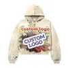 Sudadera Pesada de Marca de Moda Hecha a Medida Exportación Transfronteriza Prendas Superiores Personalizadas con Dibujos y Muestras Fábrica de Prendas Oemodm Muestreo y Procesamiento