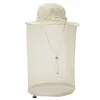 Sombrero de sol para exteriores de secado rápido anti-mosquitos, personalizado de fábrica, con ala ancha, malla de protección solar, protección transpirable para cara y cuello