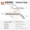 Suministrado directamente por el fabricante: Perno de Brazo de Remolque, Perno de Gancho de Remolque para Vehículo Todoterreno, Perno de Remolque de 5/8, Perno de Brazo de Remolque Universal