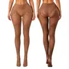 Medias de rejilla jacquard caladas SHEIN de comercio exterior europeo y americano, pantimedias sexys, medias de malla de cuerpo entero, fabricante de origen transfronterizo