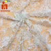Nova placa bordada vestido de noiva de verão vestido camisola tecido bordado em estoque tecido bordado plano bordado