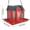 Alimentador de Pájaros Popular Transfronterizo Columpio Casa Alimentador Metal Patio Exterior Colgante Decorativo Alimentador de Pájaros