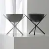 Suporte Metálico Minimalista para Fogueira Bandeja Modelo Quarto Armazenamento de Joias Bandeja Designer Assento de Aromaterapia Decoração Suave