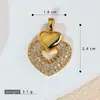 Collar Colgante Ins Wind Love Accesorios DIY Joyería Decorativa para Mujer Collar Joyería Exquisito Circonita Microincrustada Colgante Único