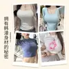 Camisola acolchada de 5 cm de grosor con almohadillas extraíbles en el pecho, hermoso diseño en la espalda, adecuada para usar sola o en capas, top para mujer con almohadillas extraíbles en el pecho
