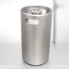 Mini barril de cerveza portátil de 8L de acero inoxidable 304 con placa tipo A y pozo tipo S