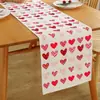 Caminho de Mesa com Laço Transfronteiriço Novo Modelo da Amazon para Decoração de Mesa de Jantar em Família, Caminho de Mesa para Montagem de Cenário de Sala de Estar, Toalha de Mesa