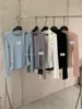 Novo top outono coreano moda slim-fit manga longa gola cachecol ombro a ombro, camiseta estilosa justa que acentua a figura, blusa básica feminina