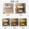 Mesa Redonda Pequeña, Mesa Lateral para Sofá, Mesa Pequeña, Sala de Estar Sencilla, Mirador de Dormitorio, Mesita de Noche Mini, Mesa de Café Redonda para Casa de Alquiler