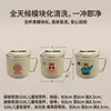 316 Taza de Agua para Niños Antiescaldado Taza de Leche con Tapa Taza con Popote Hogar Bebé Lindo Anticaídas Dibujos Animados Taza de Aprendizaje