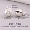 Colgante de campana de plata S925 Chen, cuentas para pulsera DIY hechas a mano, tobillera, colgante de collar, accesorios al por mayor