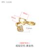 Anillo artesanal de oro antiguo soporte vacío para anillo ovalado soporte para anillo incrustado a mano cera de abeja Jade Ámbar turquesa soporte vacío