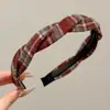 Diadema de Esponja Color Café Otoño Invierno para Mujer Estilo Coreano Uso Diario Versátil Diadema Alta para la Frente para Lavarse la Cara Atadura de Pelo Pinza para el Cabello