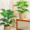 Sala de Estar Estilo Escandinavo Planta Verde Monstera Deliciosa Pequeno Vaso Planta Verde Falsa Enfeites Enfeites de Flores Artificiais Decorativos