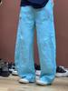 Pantalones Populares de Lino Coloridos para Mujer Verano 2025 Moda Simple Holgados Aspecto Adelgazante Versátiles Pantalones Casuales Pantalones de Barrer el Piso 67320