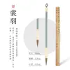 Pluma de Ave con Cerdas Mixtas, Grado Profesional para Principiantes para Practicar Caligrafía, Pintura China, Escritura Regular, Escritura Cursiva, Escritura Clerical, Escritura Europea, Pincel Suave Yan Liu Zhao