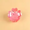 Pinza de Tiburón Pequeña de Flor Colorida Brillante de Gama Alta, Pinza para el Flequillo de Moda y Exquisita, Accesorio para el Cabello de Media Recogida