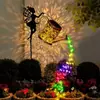 Fábrica de Origen de Fondo Transfronterizo Manualidades de Hada de las Flores Lámpara de Tetera de Jardín Lámpara Solar Impermeable para Jardín Exterior